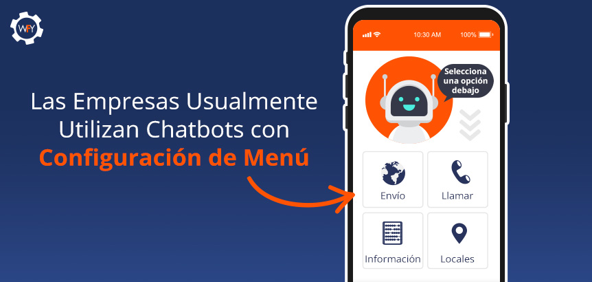 Teléfono con Chatbot Configurado Como Menú Usualmente Usados por Empresas ya que Ofrecen Varias Opciones