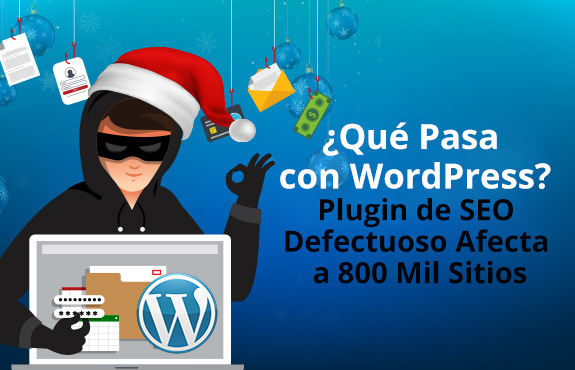 Hacker con Sombrero de Santa Accediendo a 800.000 Sitios de WordPress Afectados por Plugin de SEO