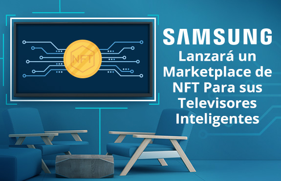 Ilustraciones de NFT en TV ya que Samsung Lanzará un NFT Marketplace Para Televisores Inteligentes