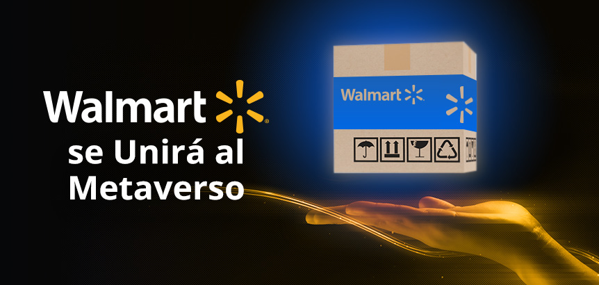 Caja de Walmart en Metaverso, Simbolizando la Unión de la Compañía al Mundo Virtual