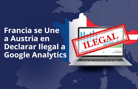 Laptop Mostrando Google Analytics en Europa Después de Austria y Francia Declarar sus Servicios Como Ilegales