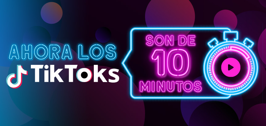 Cronómetro Mostrando Diez Minutos, Representando la Duración Actual de los TikToks