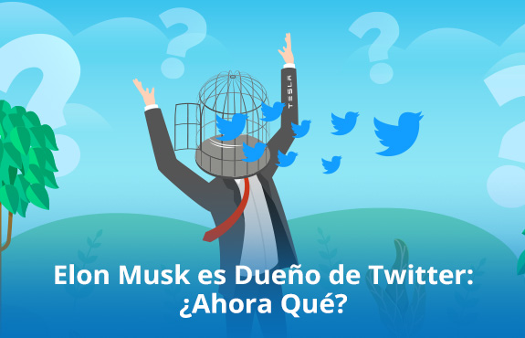 Persona con Cabeza de Jaula Liberando Twitter Birds, Representación Metafórica de Musk Como Dueño de Twitter