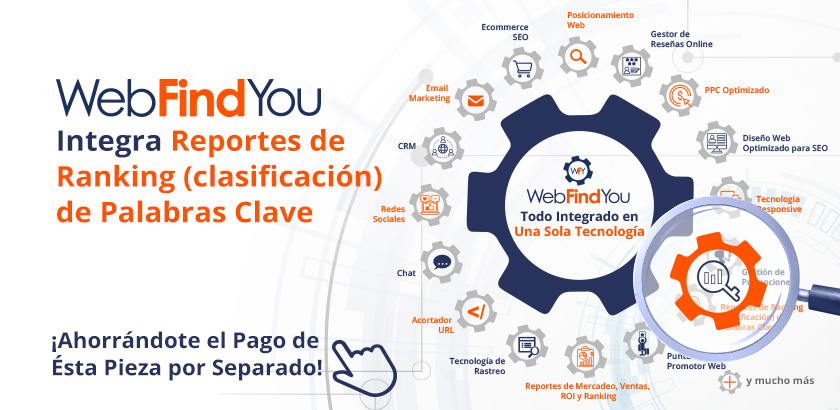 WebFindYou, Tecnología Para Mercadeo Digital Integra Reportes de Palabras Claves