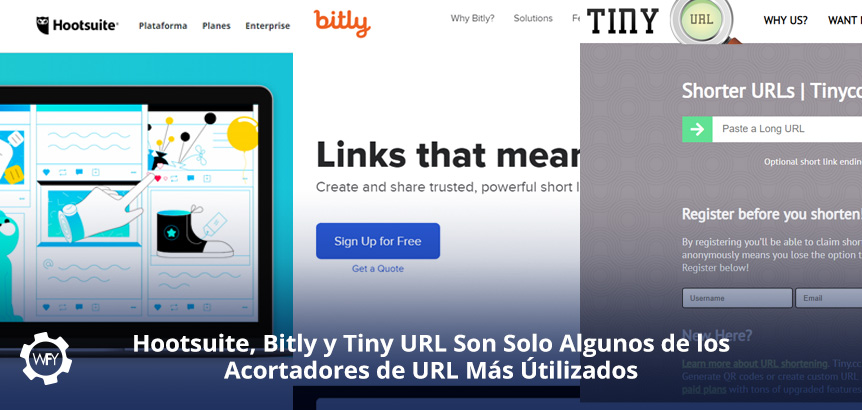 Bitly, TinyURL y Ow.ly Son los Acortadores URL Más Populares en el Mercado