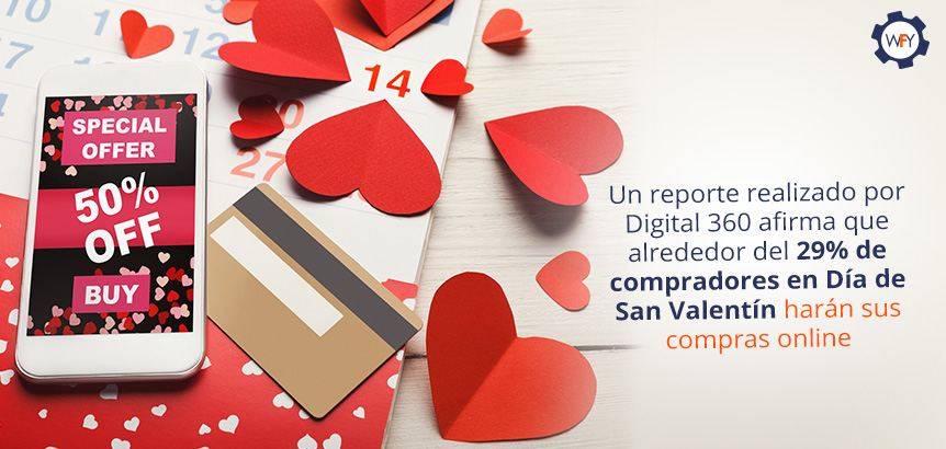 29% de Compradores en Día de San Valentín Harán sus Compras Online