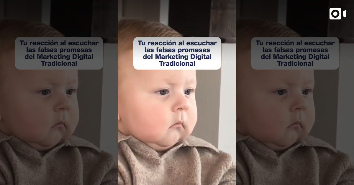 Tu reacción al escuchar las falsas promesas del Marketing Digital Tradicional