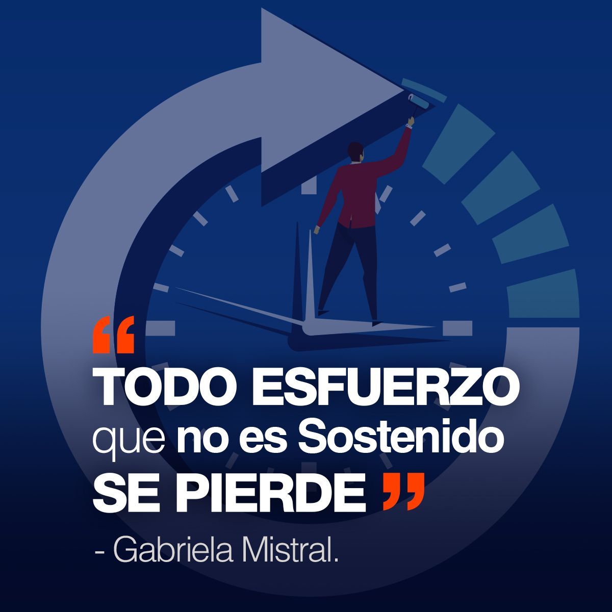 Todo Esfuerzo que no es Sostenido se Pierde - Gabriela Mistral