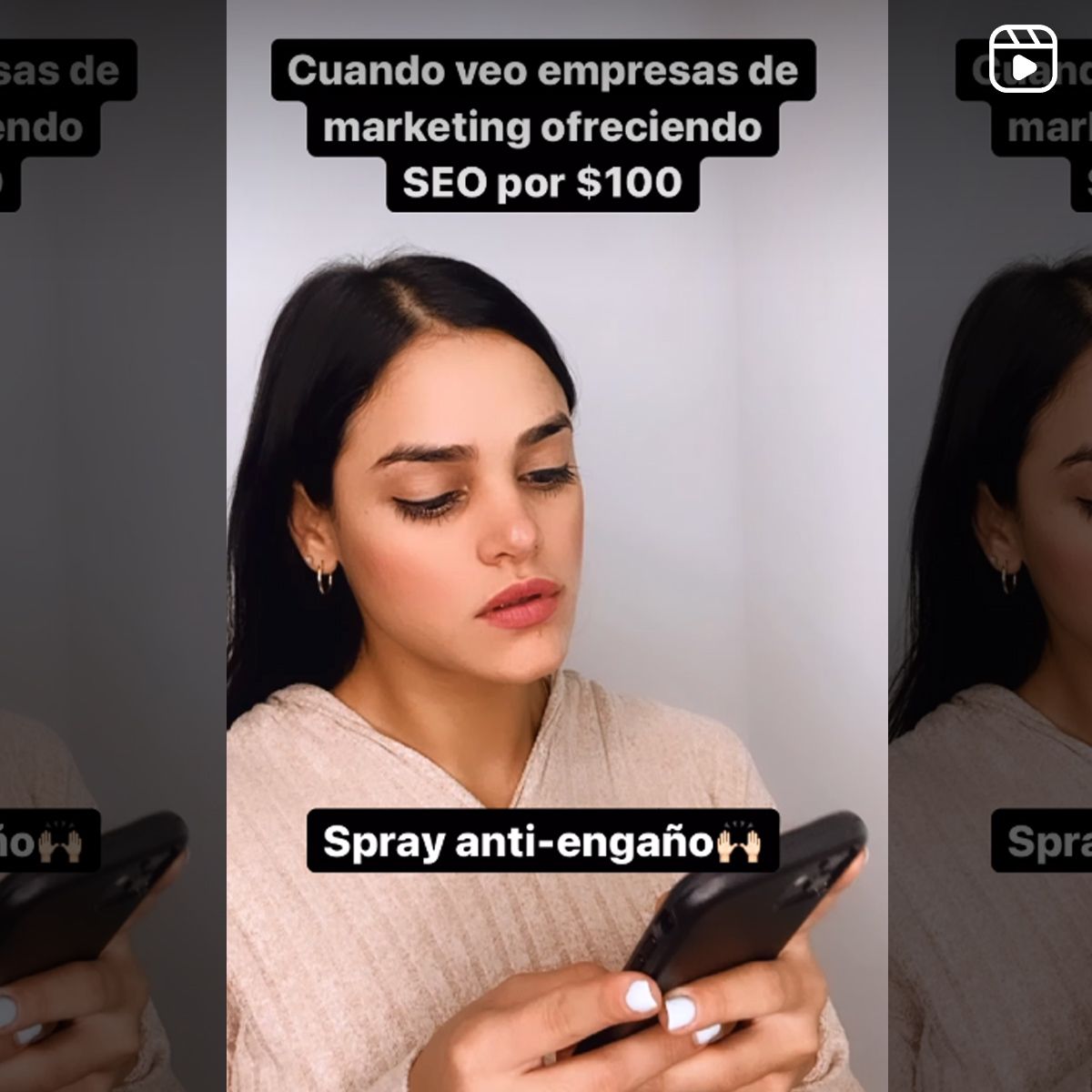 Spray anti-engaño