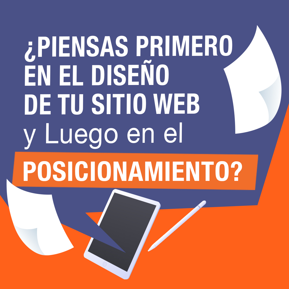 CARRUSEL: ¿Piensas Primero en el Diseño de tu Sitio Web y Luego en el Posicionamiento?