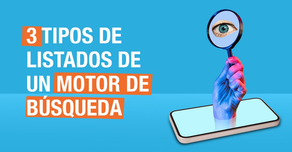 CARRUSEL: 3 Tipos de Listados de un Motor de Búsqueda